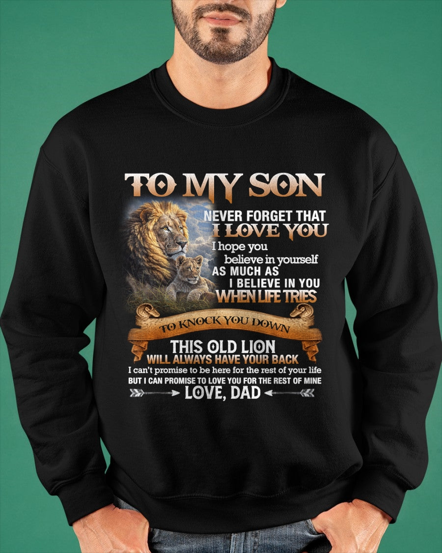 To My Son T-Shirt – Gift From Dad / Man - luan00 (SKU12-76)
