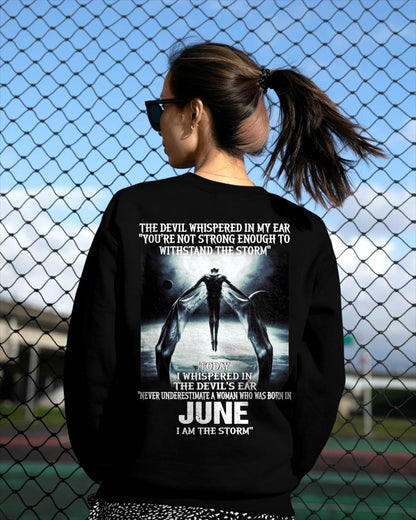 June - The Devil Whispered In My Ear - T-Shirt For WOMEN - LUAN06 (SKU-CHAUU-06)