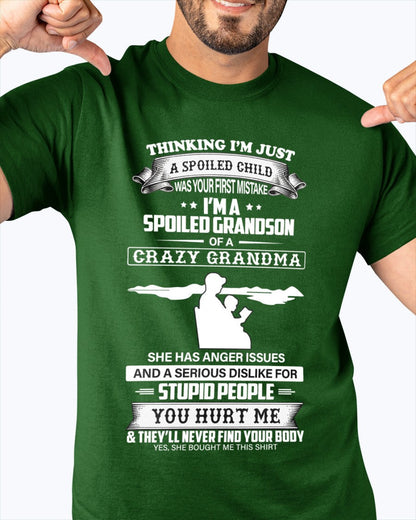 Spoiled by Grandma Shirt – From Grandma to Grandson NINA00 (SKU-GMS2-00)