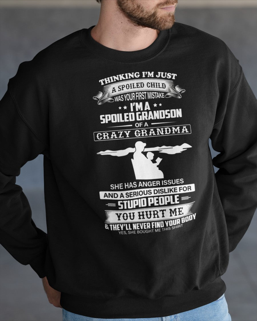 Spoiled by Grandma Shirt – From Grandma to Grandson NINA00 (SKU-GMS2-00)