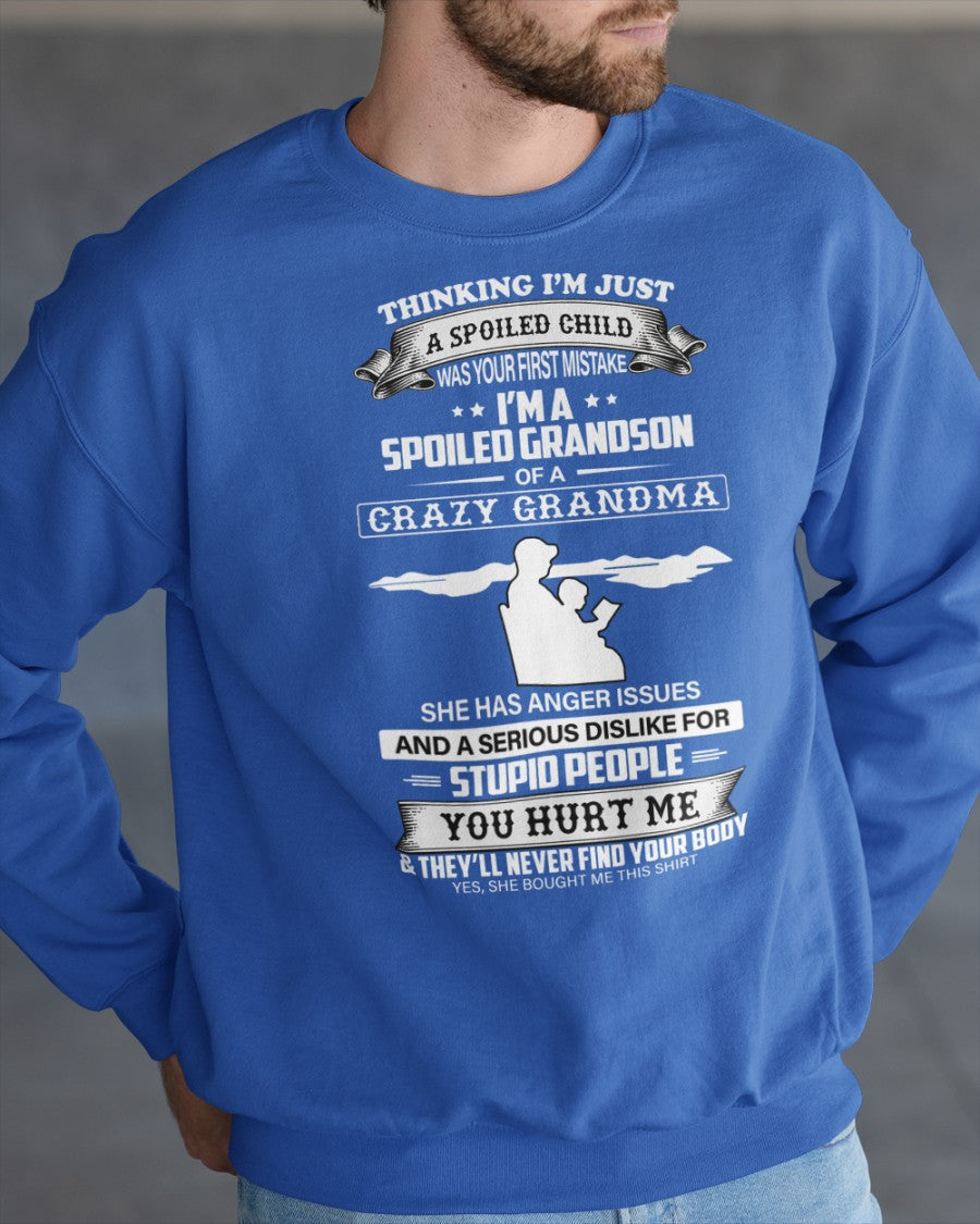 Spoiled by Grandma Shirt – From Grandma to Grandson NINA00 (SKU-GMS2-00)