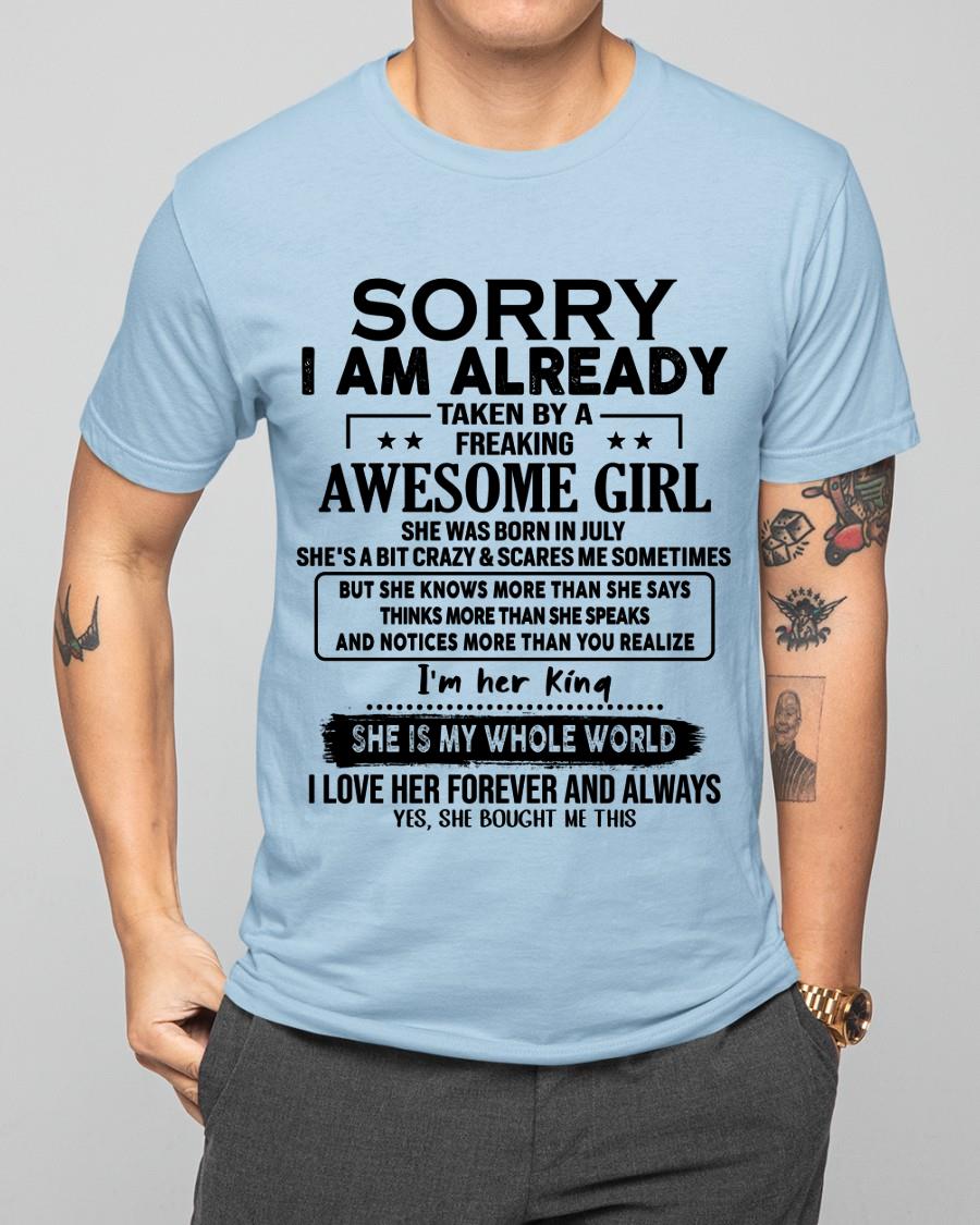 July - Awesome Girl born in July - Special gift for your boyfriend - From Wife LUAN07 (SKU.AT16)
