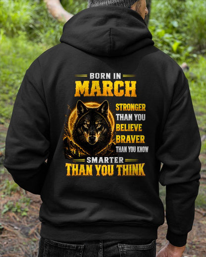 MARCH - STRONGER THAN YOU BELIEVE - BRAVER THAN YOU KNOW - SMARTER THAN YOU THINK - T-SHIRT FOR MEN - LUAN03 (SKU2610-05-03)