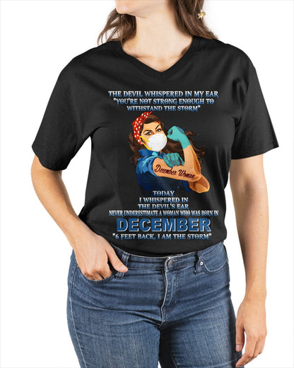 Never Underestimate A Woman Born In December – December Woman “I Am The Storm” - FMA / luan12 (SKU12-322-12)