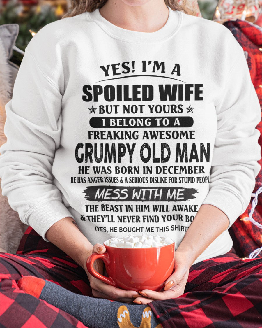 Grumpy Old Man December – Perfect gift for wife From Husband – LUAN12 (SKU08-63-12)