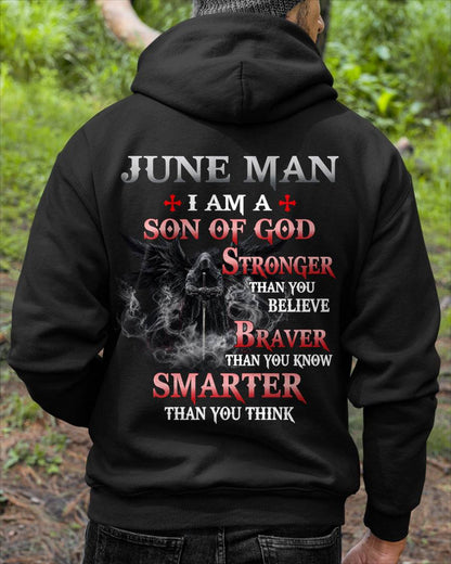 June Man Son Of God T-Shirt - Christian Gift For Men - LUAN06 (SKU2606-128-06)
