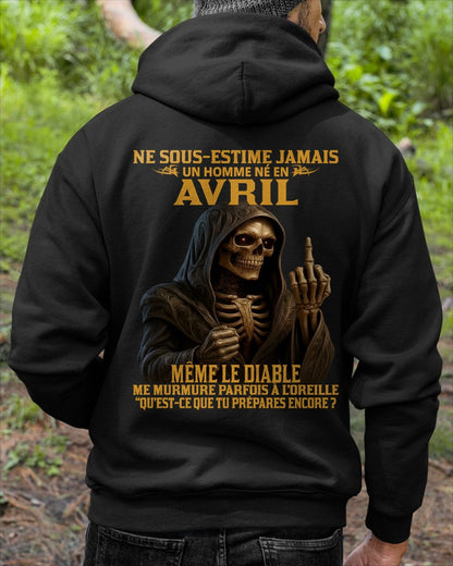 NE SOUS-ESTIME JAMAIS UN HOMME NÉ EN AVRIL Fr04 luan04 male (SKU12-305-04)