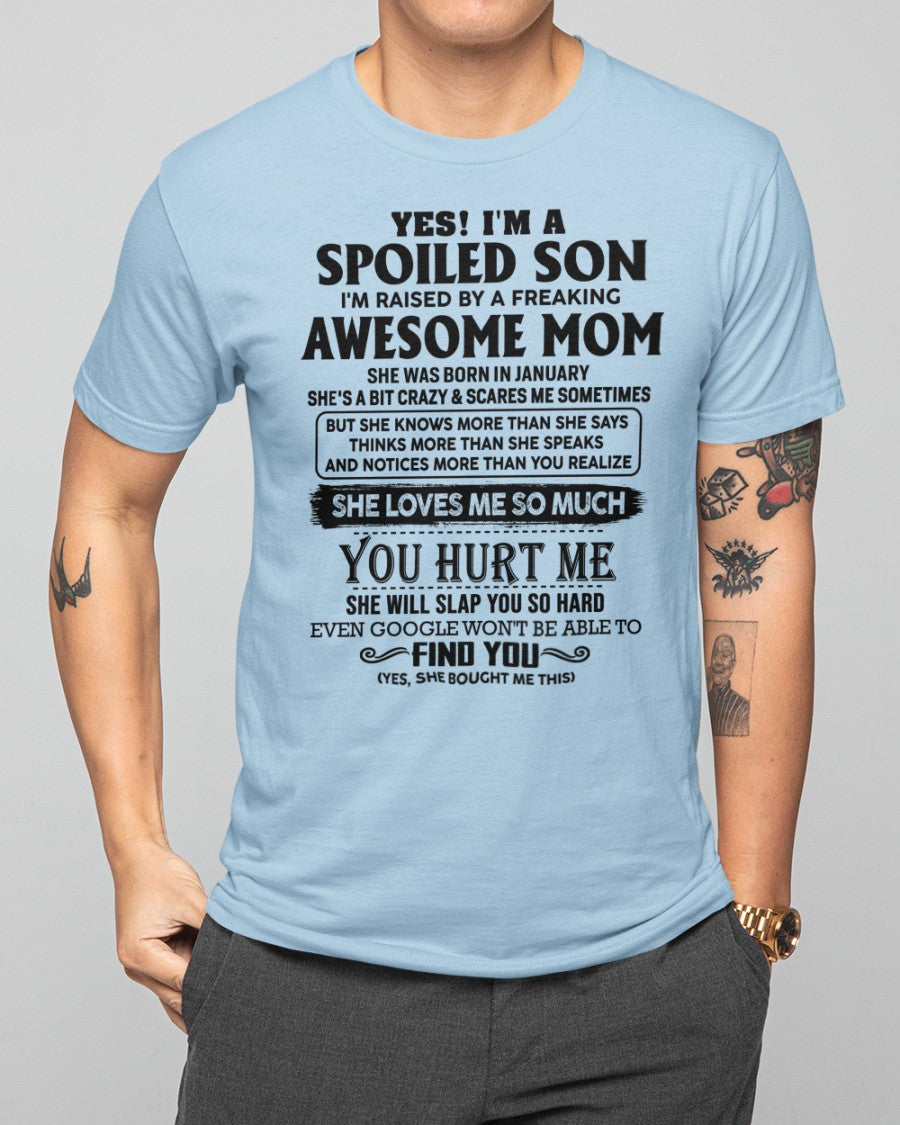 January - Awesome Mom - Perfect Gift For Your Son From Mom - LUAN01 (SKU-SPW-01)