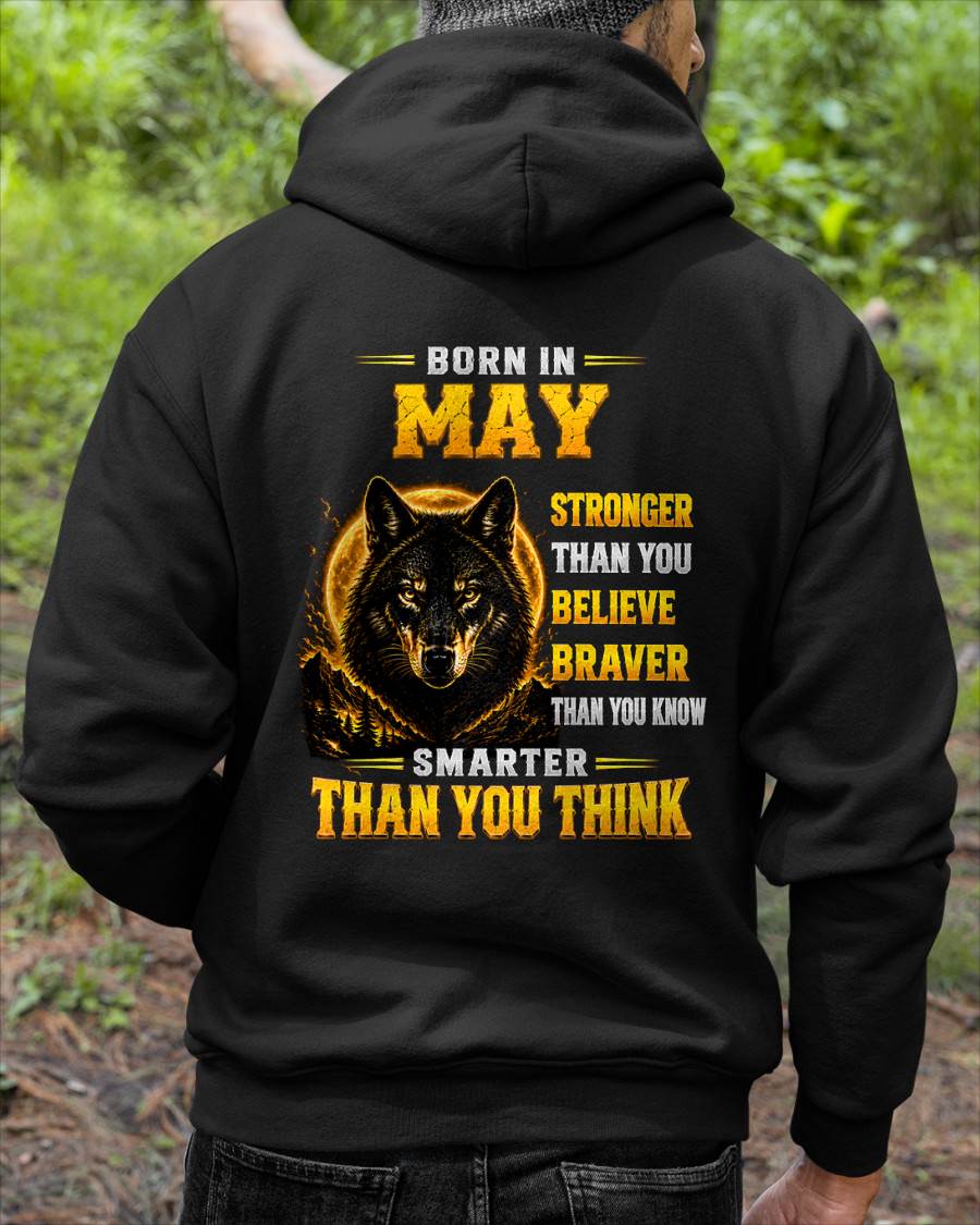 MAY - STRONGER THAN YOU BELIEVE - BRAVER THAN YOU KNOW - SMARTER THAN YOU THINK - T-SHIRT FOR MEN - LUAN05 (SKU2610-05-05)