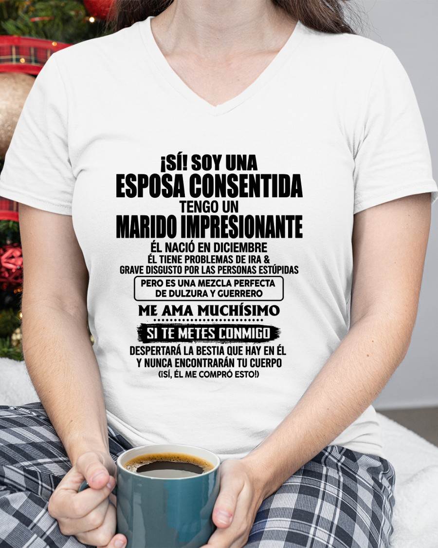 DICIEMBRE - ESPOSA CONSENTIDA - MARIDO IMPRESIONANTE - DULZURA & GUERRERO - REGALO PERFECTO DEL MARIDO A SU ESPOSA - LUAN12 (SKU2610-43-12)