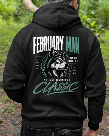 FEBRUARY MAN - I'M NOT GETTING OLD - I'M JUST BECOMING A CLASSIC - T-SHIRT FOR MEN - LUAN02 (SKU2610-151-02)