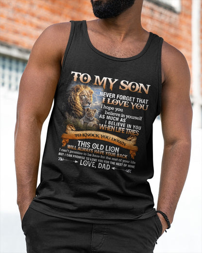 To My Son T-Shirt – Gift From Dad / Man - luan00 (SKU12-76)