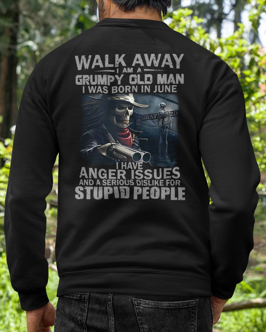 June - Grumpy Old Man T-Shirt – Bold, Strong Personality, Perfect Gift For Men - LUAN06 (SKU08-29-06)