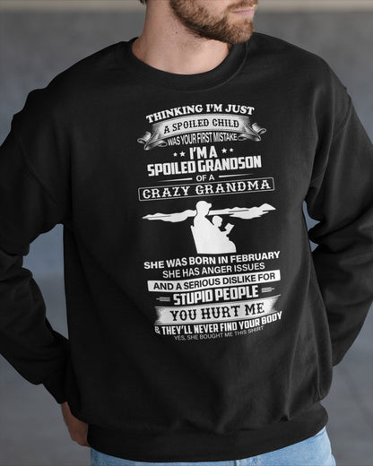Spoiled by Grandma Shirt February Edition – From Grandma to Grandson NINA02 (SKU-GMS2-02)