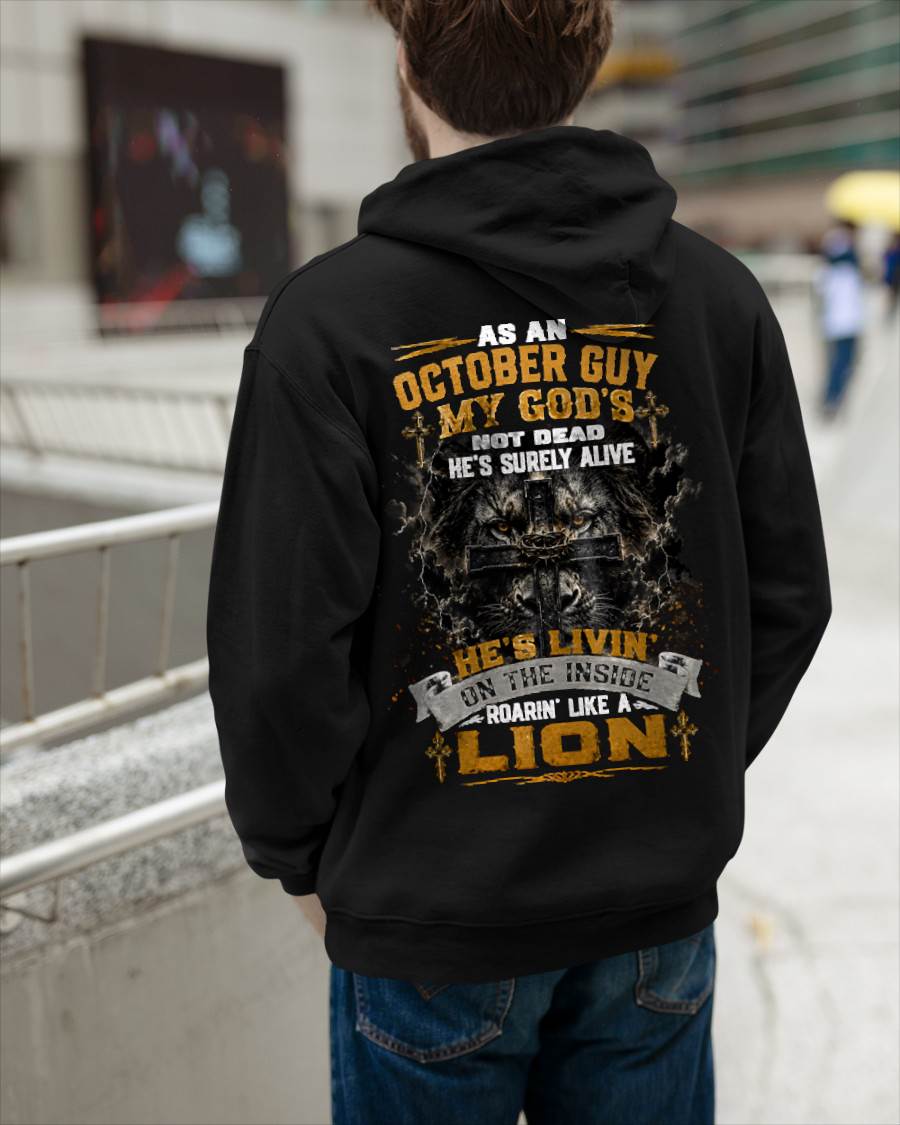 OCTOBER - MY GOD'S NOT DEAD - CHRISTIAN GIFT FOR MEN - LUAN10 (SKU2608-09-10)