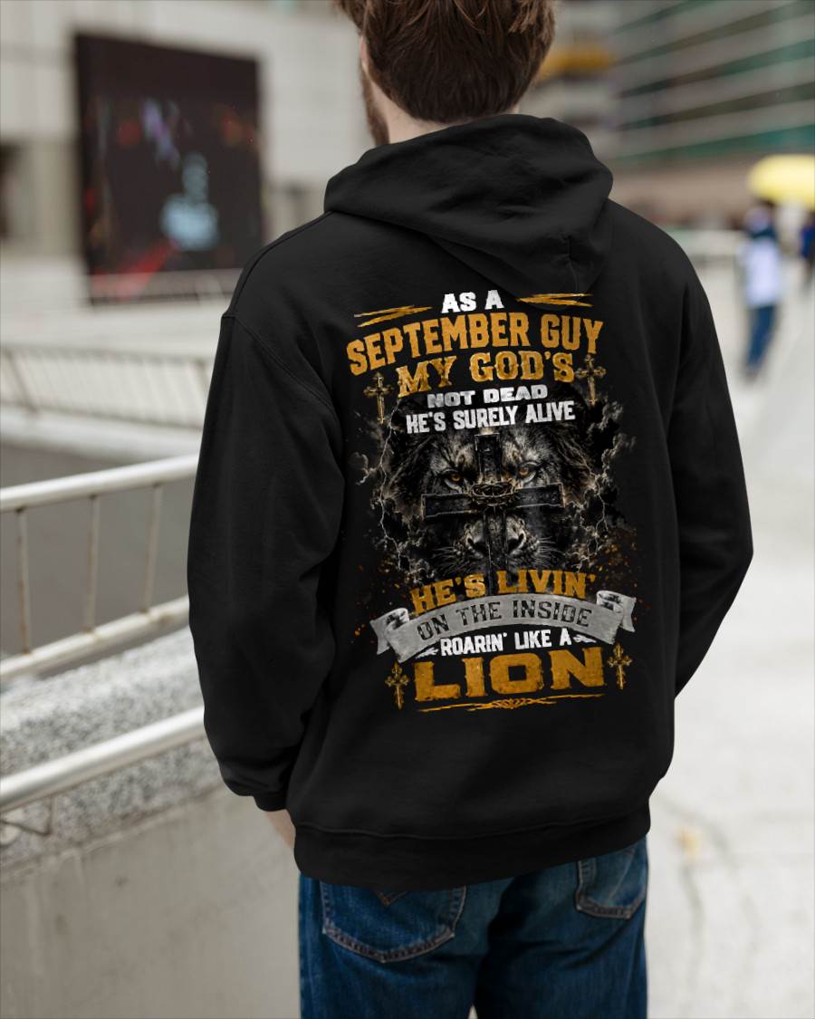 SEPTEMBER - MY GOD'S NOT DEAD - CHRISTIAN GIFT FOR MEN - LUAN09 (SKU2608-09-09)