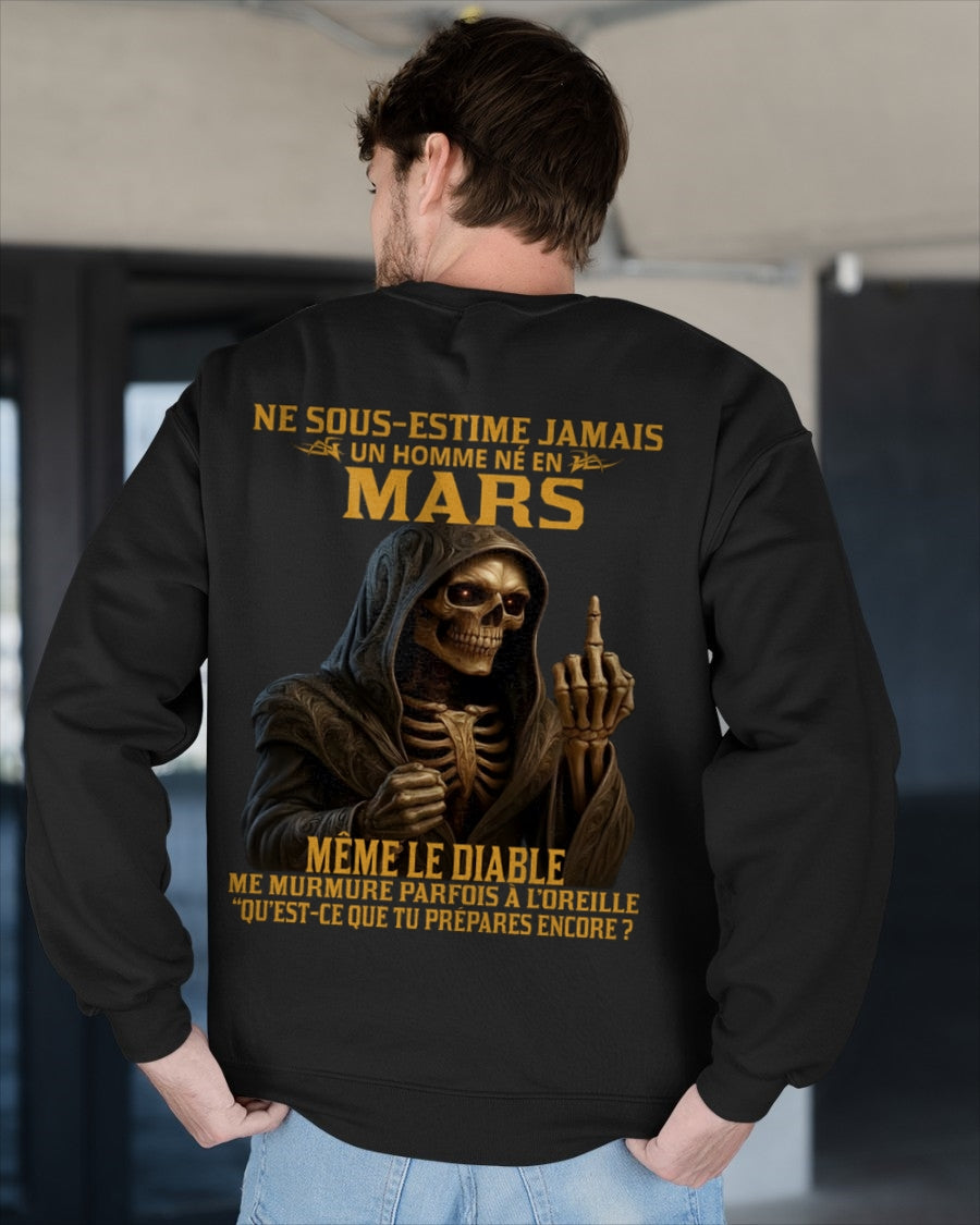 NE SOUS-ESTIME JAMAIS UN HOMME NÉ EN MARS Fr03 luan03 male (SKU12-305-03)