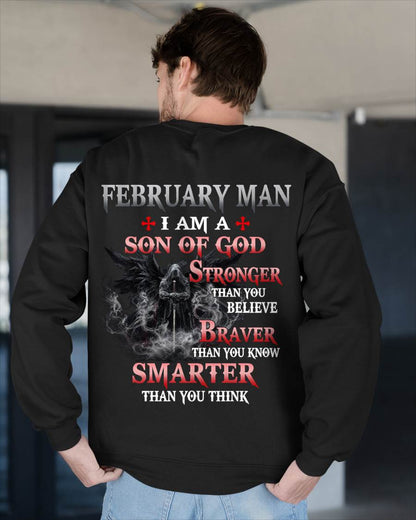 February Man Son Of God T-Shirt - Christian Gift For Men - LUAN02 (SKU2606-128-02)