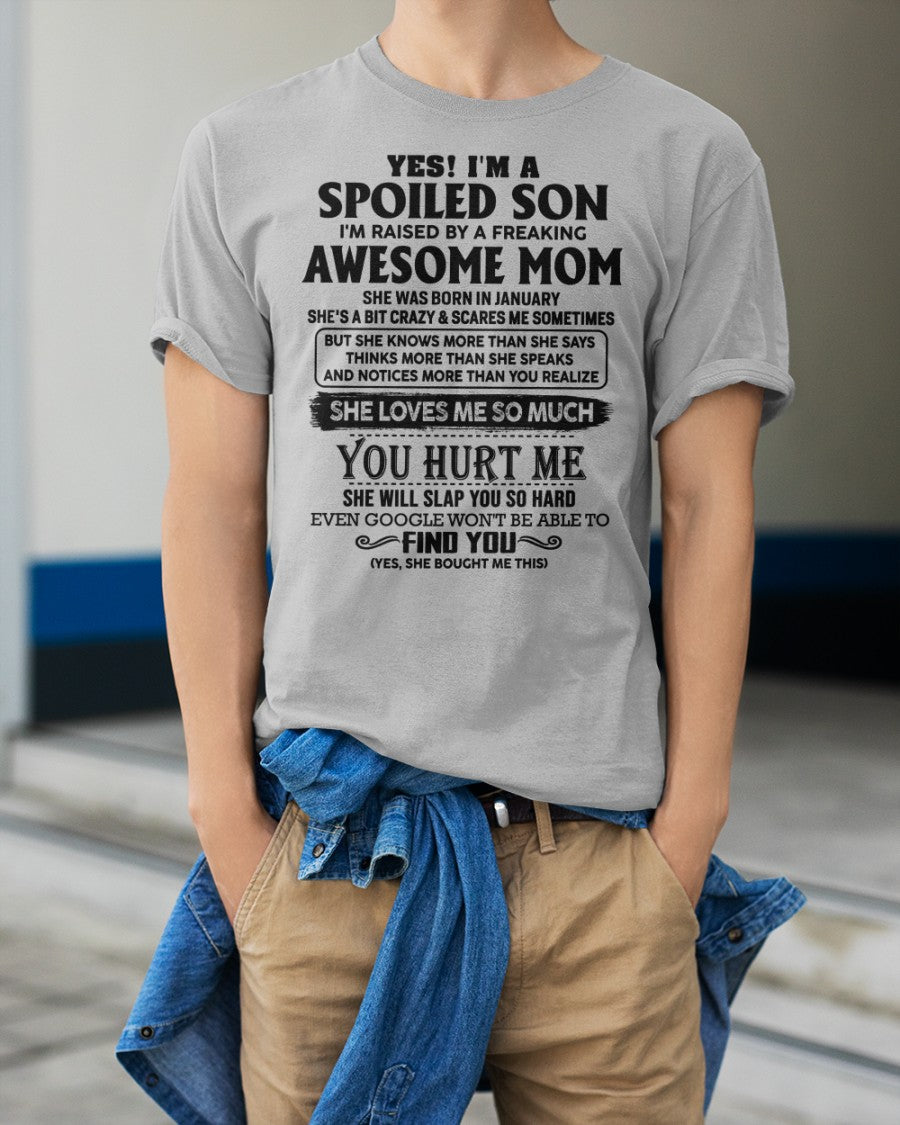 January - Awesome Mom - Perfect Gift For Your Son From Mom - LUAN01 (SKU-SPW-01)