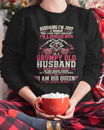 JANUARY - SPOILED WIFE OF A GRUMPY HUSBAND - PERFECT GIFT FROM HUSBAND- LUAN01 (SKU2608-31-01)