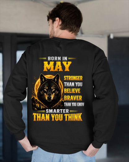 MAY - STRONGER THAN YOU BELIEVE - BRAVER THAN YOU KNOW - SMARTER THAN YOU THINK - T-SHIRT FOR MEN - LUAN05 (SKU2610-05-05)