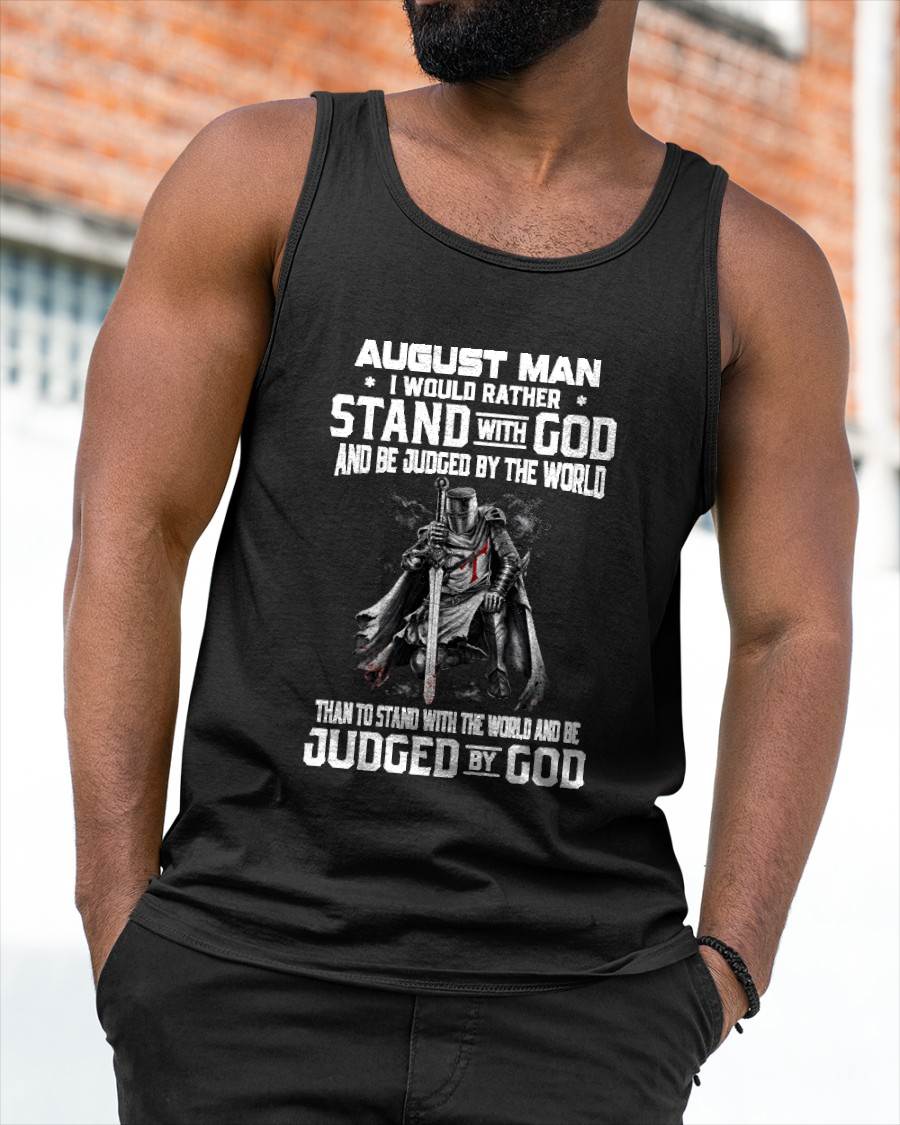 AUGUST - STAND WITH GOD - CHRISTIAN GIFT FOR MEN - LUAN08 (SKU2608-92-08)