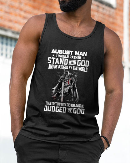 AUGUST - STAND WITH GOD - CHRISTIAN GIFT FOR MEN - LUAN08 (SKU2608-92-08)