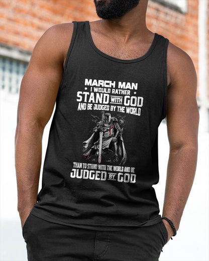 MARCH - STAND WITH GOD - CHRISTIAN GIFT FOR MEN - LUAN03 (SKU2608-92-03)