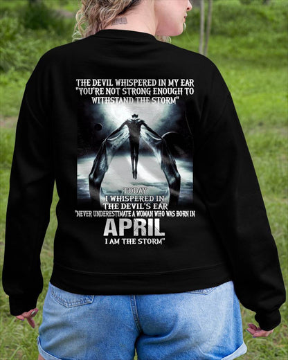 April - The Devil Whispered In My Ear - T-Shirt For WOMEN - LUAN04 (SKU-CHAUU-04)