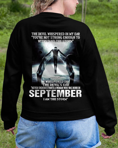 September - The Devil Whispered In My Ear - T-Shirt For WOMEN - LUAN09 (SKU-CHAUU-09)