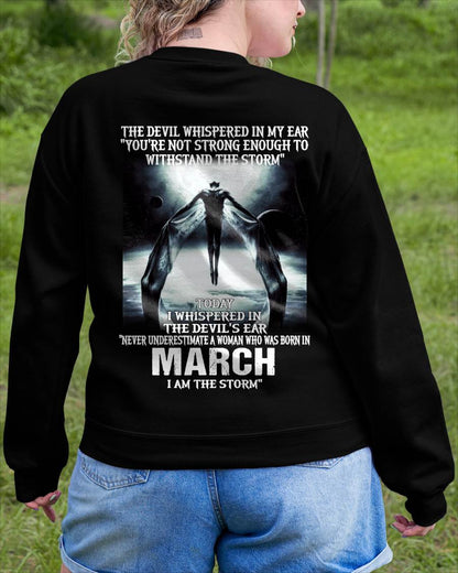 March - The Devil Whispered In My Ear - T-Shirt For WOMEN - LUAN03 (SKU-CHAUU-03)
