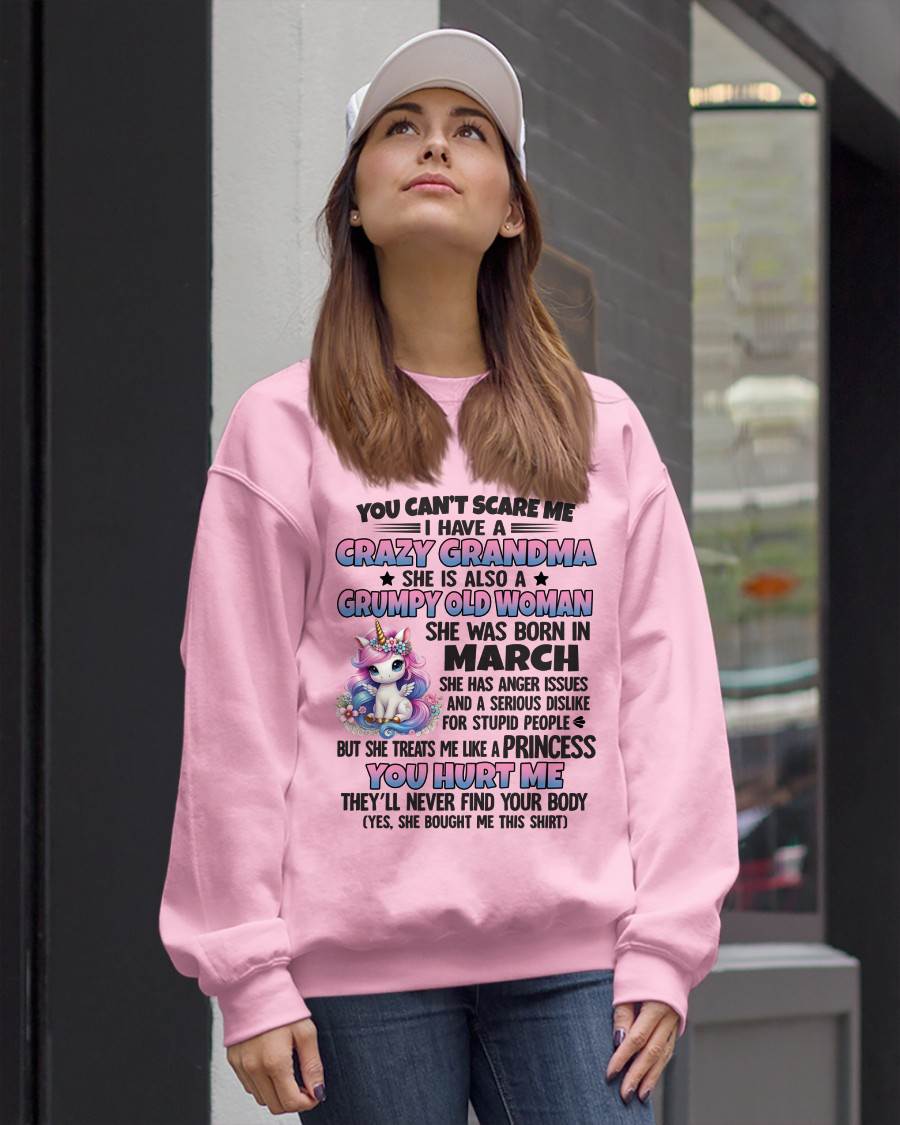 MARCH - YOU CAN'T SCARE ME - GIFT FROM GRANDMA - NINA03 (SKU09-106-03)