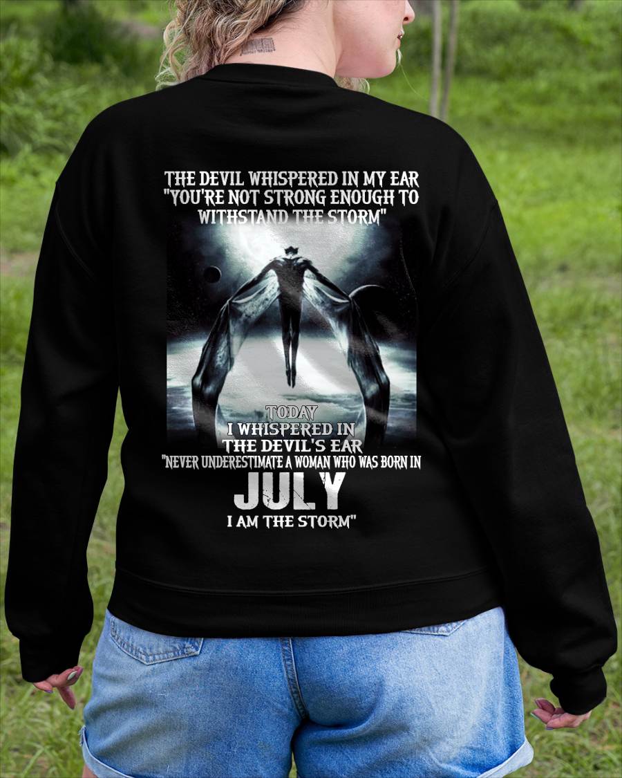 July - The Devil Whispered In My Ear - T-Shirt For WOMEN - LUAN07 (SKU-CHAUU-07)