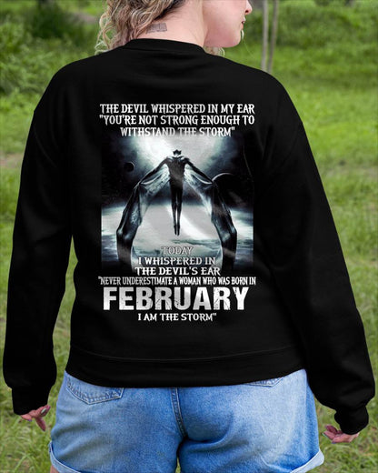 February - The Devil Whispered In My Ear - T-Shirt For WOMEN - LUAN02 (SKU-CHAUU-02)