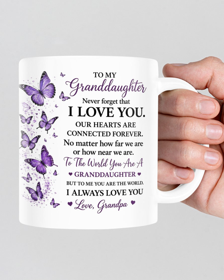 TO MY GRANDDAUGHTER MUG - GIFT FROM GRANDPA - LUAN00 (SKU2608-201)