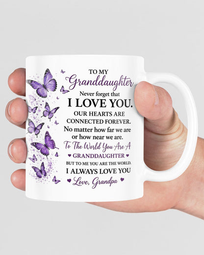 TO MY GRANDDAUGHTER MUG - GIFT FROM GRANDPA - LUAN00 (SKU2608-201)