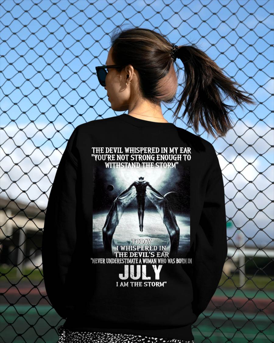 July - The Devil Whispered In My Ear - T-Shirt For WOMEN - LUAN07 (SKU-CHAUU-07)