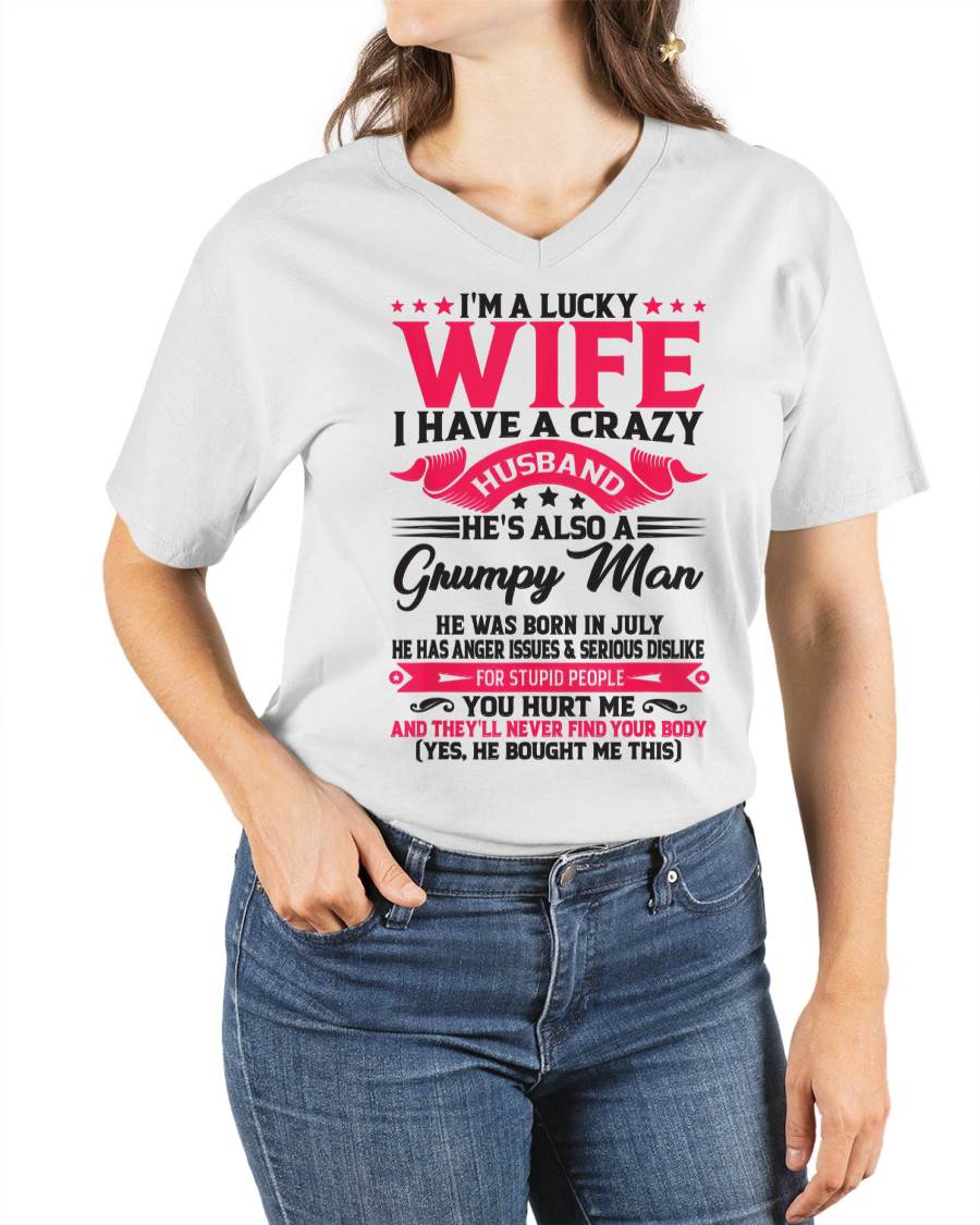 JULY - TO MY WIFE - I'M A LUCKY WIFE - GIFT FROM HUSBAND - LUAN07 (SKU10-136-07)