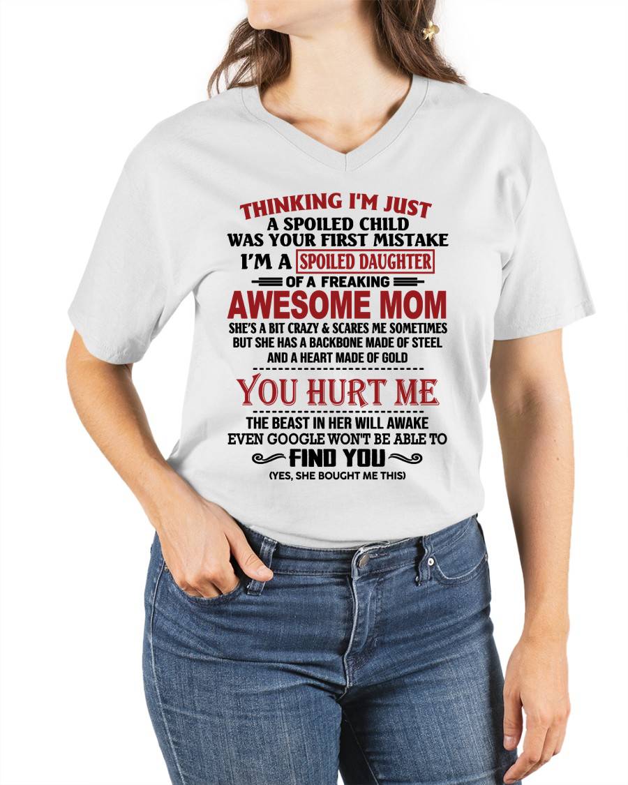 TO MY DAUGHTER - SPOILED DAUGHTER - PERFECT GIFT FOR DAUGHTER - GIFT FROM MOM - LUAN00 (SKU10-151-00)
