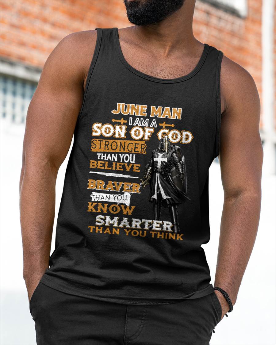 JUNE - STRONGER THAN YOU BELIEVE - CHRISTIAN GIFT FOR MEN - LUAN06 (SKU2608-91-06)