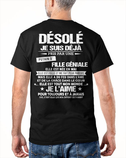 MAI – DÉSOLÉ, JE SUIS DÉJÀ PRIS PAR UNE FILLE VRAIMENT GÉNIALE – DE LA PART DE MA FEMME - FR 05 / LUAN05 (SKU26T-01140-05)