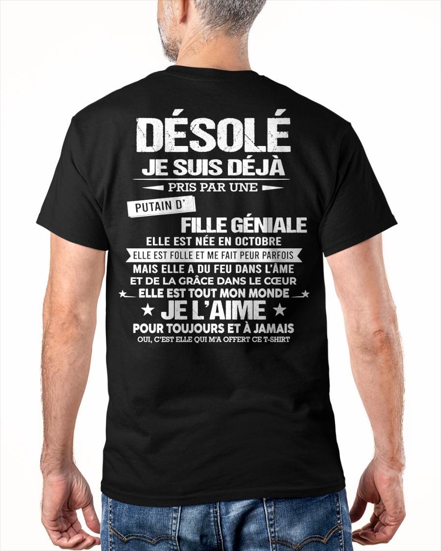 OCTOBRE – DÉSOLÉ, JE SUIS DÉJÀ PRIS PAR UNE FILLE VRAIMENT GÉNIALE – DE LA PART DE MA FEMME - FR10 / LUAN10 (SKU26T-01140-10)