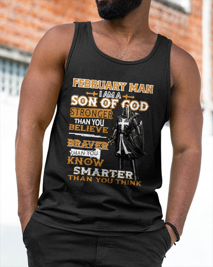 FEBRUARY - STRONGER THAN YOU BELIEVE - CHRISTIAN GIFT FOR MEN - LUAN02 (SKU2608-91-02)