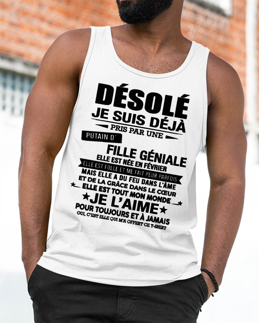 FÉVRIER - DÉSOLÉ, JE SUIS DÉJÀ PRIS PAR UNE FILLE VRAIMENT GÉNIALE – DE LA PART DE MA FEMME - FR02/LUAN02 (SKU2606-42-02)