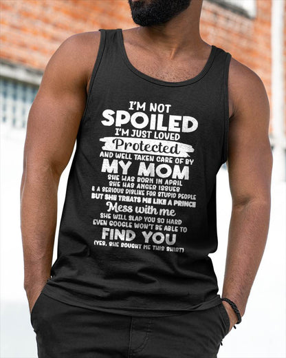 APRIL - SPOILED SON - LOVED & PROTECTED BY MOM - PERFECT GIFT FROM MOM TO SON - LUAN04 (SKU2608-439-04)