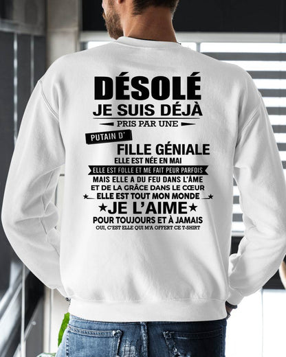 MAI - DÉSOLÉ, JE SUIS DÉJÀ PRIS PAR UNE FILLE VRAIMENT GÉNIALE – DE LA PART DE MA FEMME - FR05/LUAN05 (SKU2606-112-05)