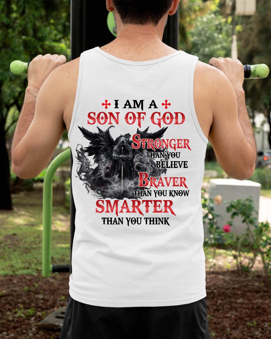 Son Of God T-Shirt For Men – Stronger Than You Believe - LUAN00 (SKU2607-178-00)