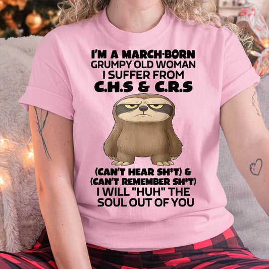 March - Grumpy Old WOMEN - Birrthday Gift For Women - LUAN03 (SKU09-21-03)