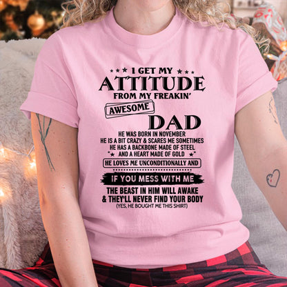 November - Gift For Son and Daughter From Dad - LUAN11 - (SKU-TDADC-11)