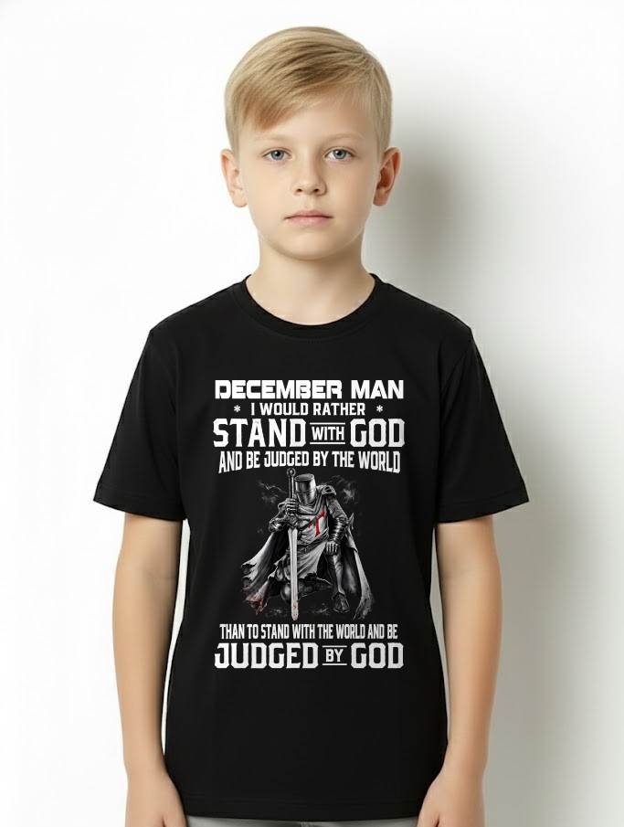 DECEMBER - STAND WITH GOD - CHRISTIAN GIFT FOR MEN - LUAN12 (SKU2608-92-12)
